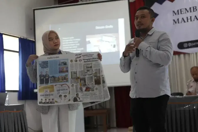 Pelatihan Jurnalistik Pemerintahan bersama Tim Jawa Pos Radar Kediri